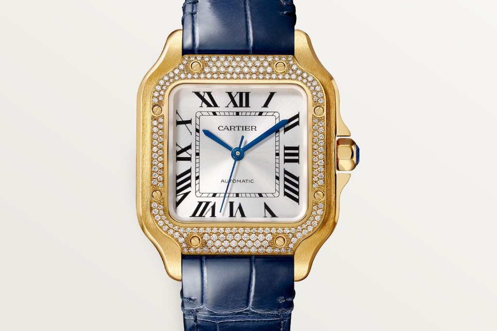 Cartier Santos con diamantes
