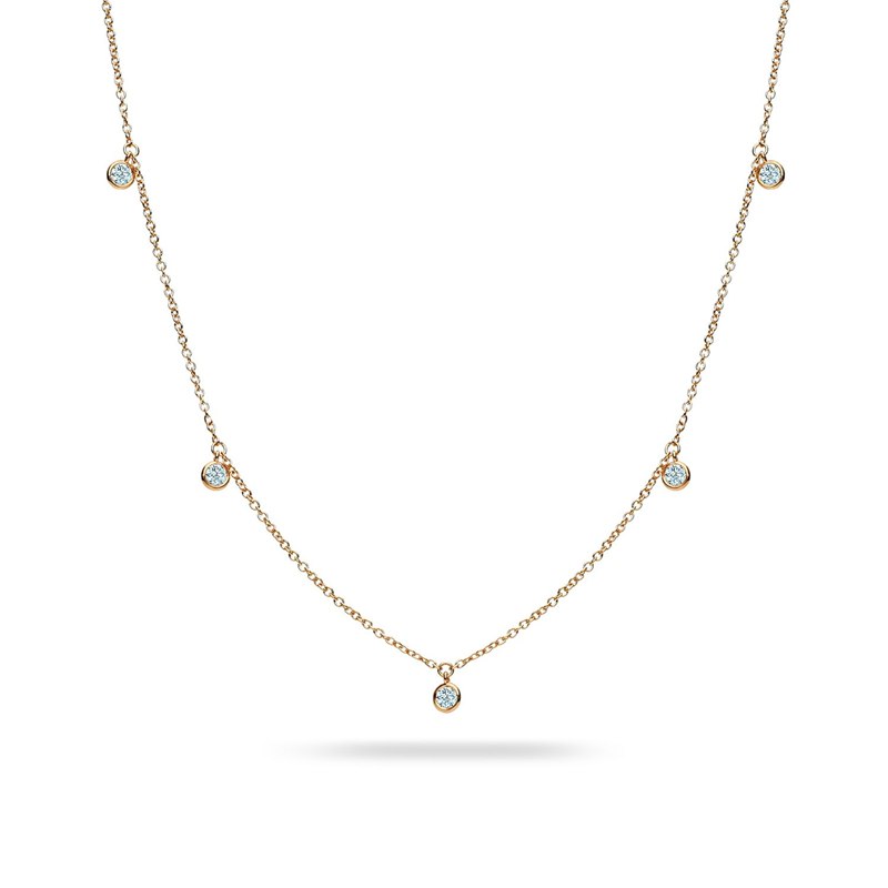 Collar oro rosa Aura