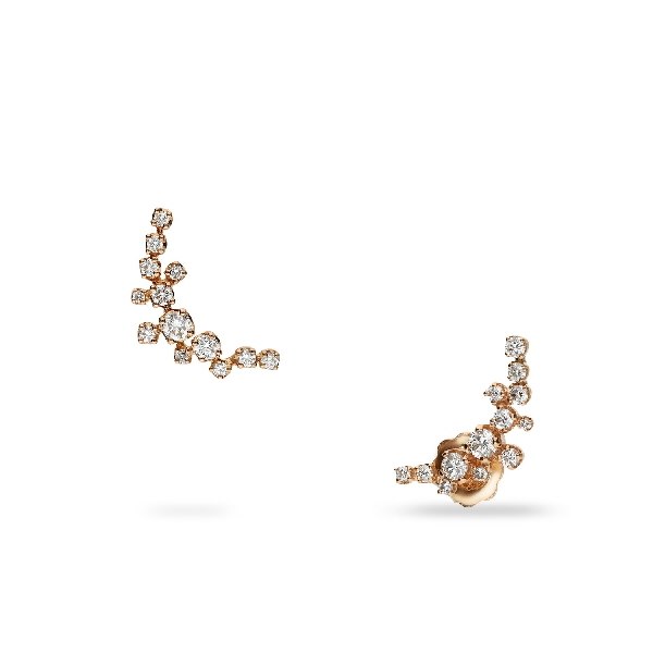 Pendientes oro rosa Aura