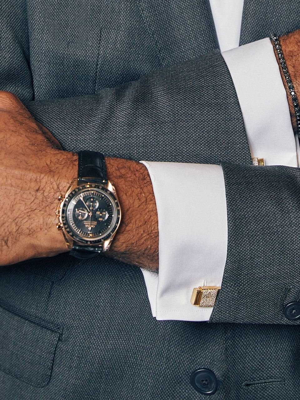Reloj de caballero con gemelos