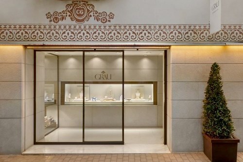 Fachada de la joyería Grau en Lloret de Mar